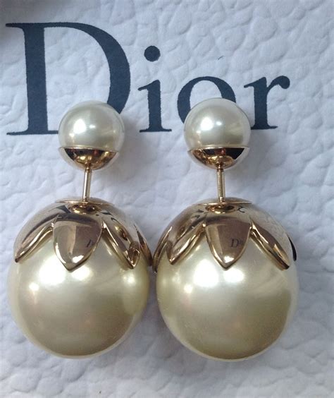 double sided pearl earrings dior|christian mise en dior earrings.